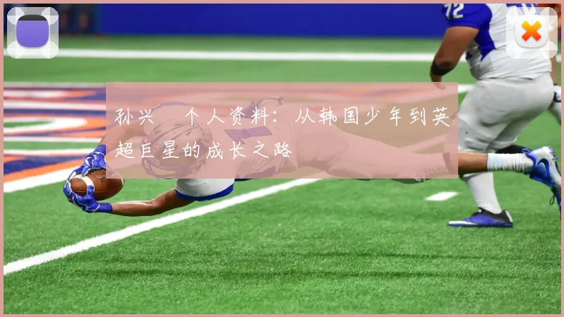 孙兴慜个人资料：从韩国少年到英超巨星的成长之路